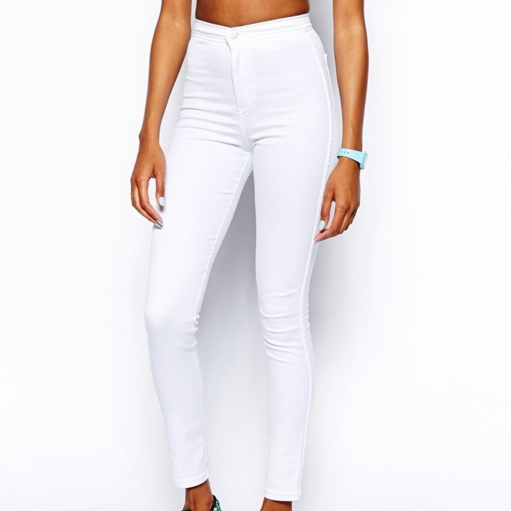 American Apparel White Easy Jean